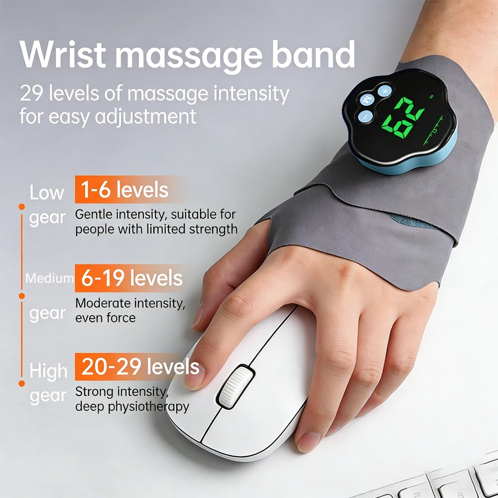 29 Levels Electric Hand Massag - đánh giá và giá Wrist Wrap Support