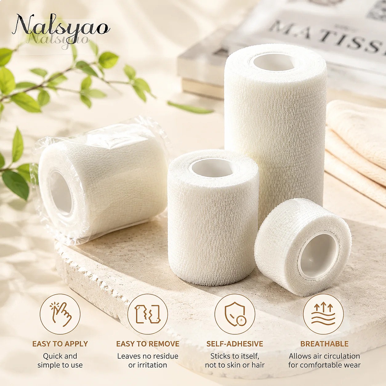 5 Pcs 2.5/5/7.5/10cm Self Adhe - đánh giá và giá Wrist Wrap Support