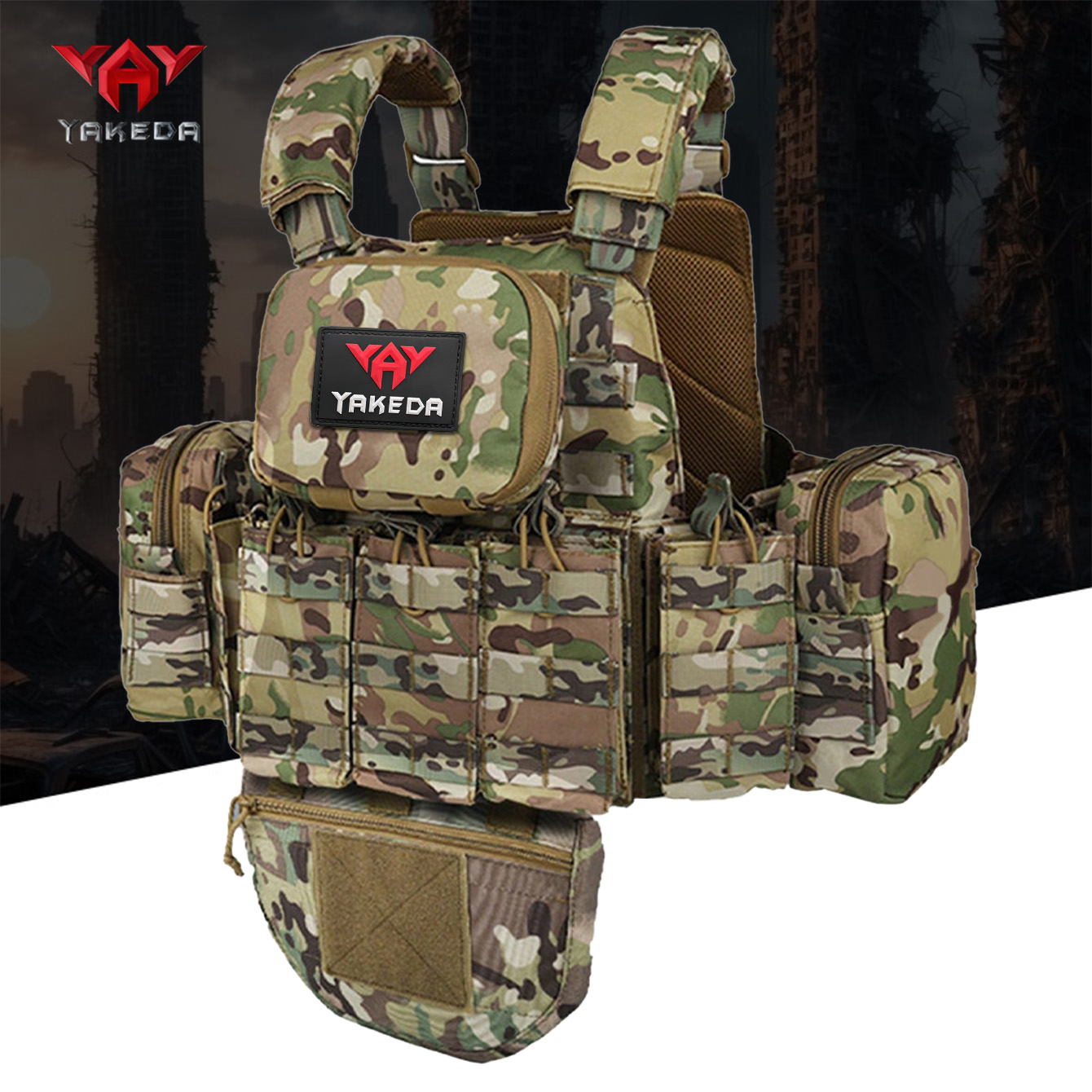 YAKEDA   The eight-piece hunti - đánh giá và giá Crossfit Vest