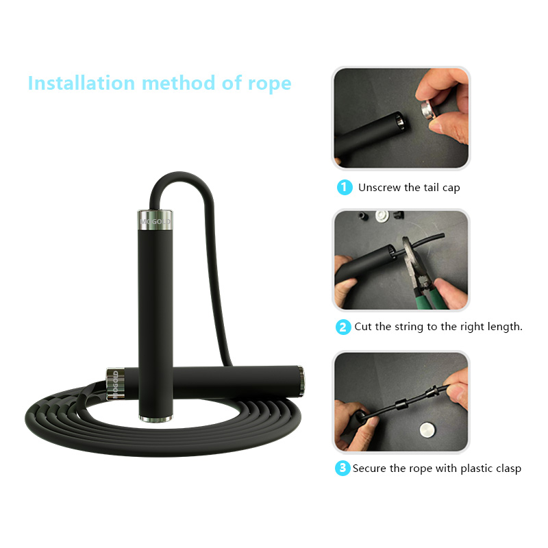 Boxing Jump rope sport Excerci - đánh giá và giá Skipping Rope Pvc
