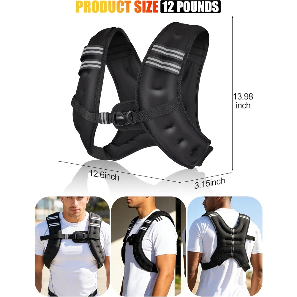 Fitness Weighted Vest Pre-Fill - đánh giá và giá Crossfit Vest