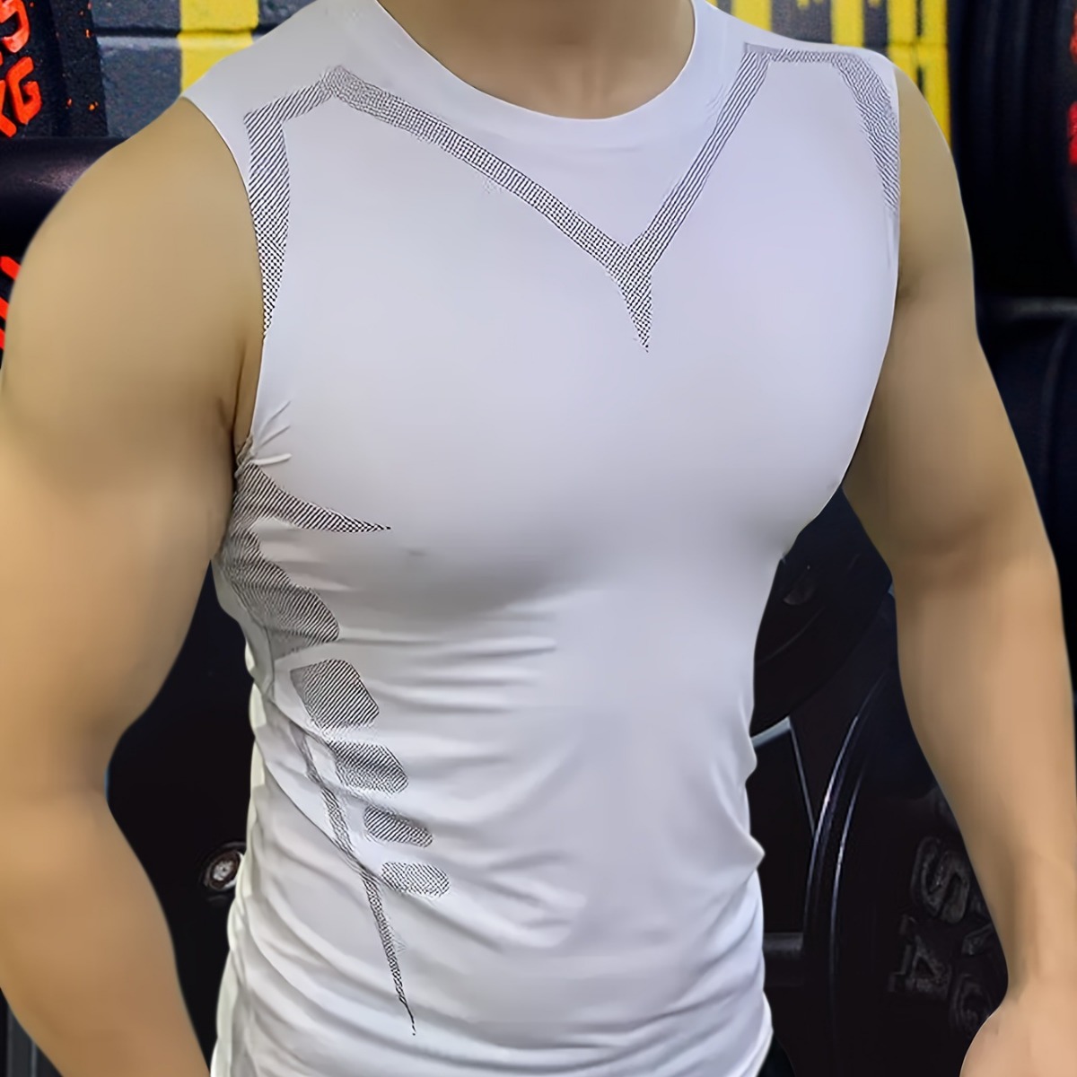 Mans Compression Tank Top Men  - đánh giá và giá Crossfit Vest