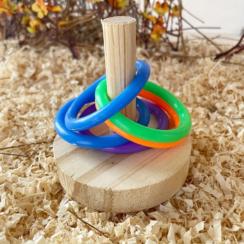 Wooden Interactive Parrot Ring - đánh giá và giá Gymnastic Ring Wood